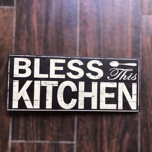 Bless this kitchen Rustic Farmhouse decor Sign